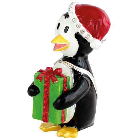 Arora Design Craycombe Penguin with Presents Trinket Box