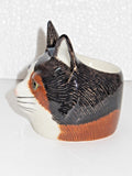 Quail Ceramics: Face Egg Cup: Cat - Poppet