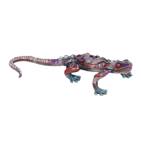 Juliana: Trinket Box: Treasured Trinkets: Purple Gecko
