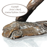 Richard Cooper Studio Bronze Medium Hare Running Ltd Edition