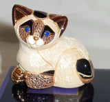 De Rosa Siamese Kitten Resting Figurine