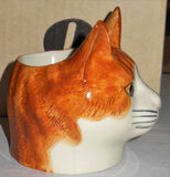 Quail Ceramics: Face Egg Cup: Cat - Squash