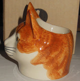 Quail Ceramics: Face Egg Cup: Cat - Squash