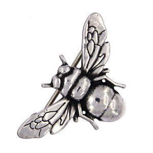 St Justin Pewter Brooch Bee