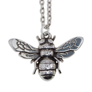 St Justin Pewter Pendant Bee