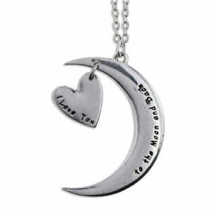 St Justin Pewter Pendant To the moon and back
