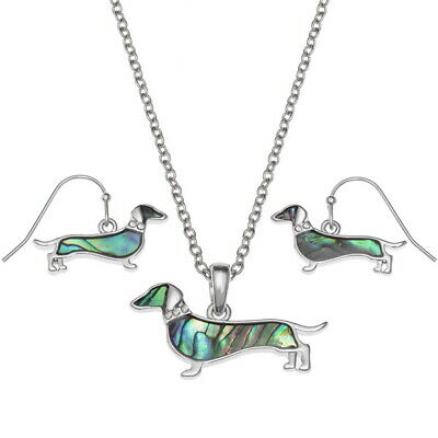 TIDE FASHION JEWELLERY - DACHSHUND NECKLACE WITH EARRING SET