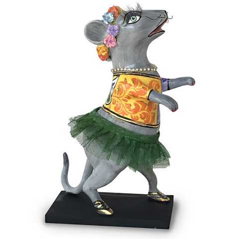Toms Drag Dancing Mouse - Lissy in Green Tutu