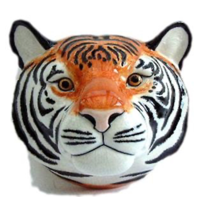 Quail Ceramics: Wall Flower Vase: Tiger