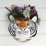 Quail Ceramics: Wall Flower Vase: Tiger