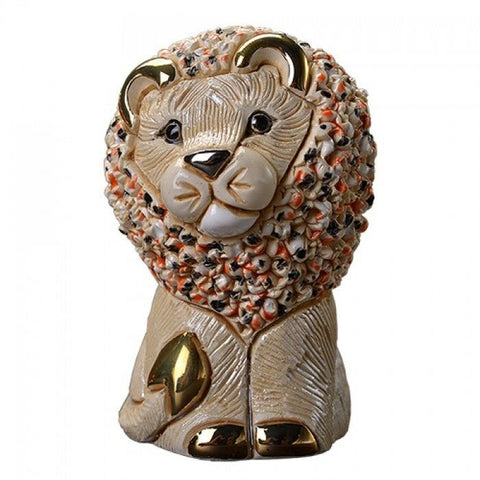 De Rosa: Rinconada Figurine – Confetti Design: White Lion