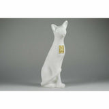 Cmielow Porcelain White Zodiac Cat