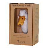 Wildlife Garden: Hook: Hand Carved - Duck