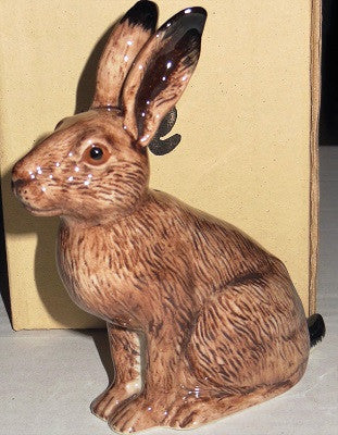 Quail Ceramics: Figurine: 4 inch Hare Sitting