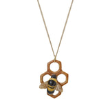 And Mary Fashion Jewellery Bumble Bee On Gold Plated Chain