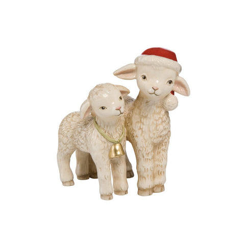 GOEBEL- CHRISTMAS FRIENDS - PAIR OF SHEEP
